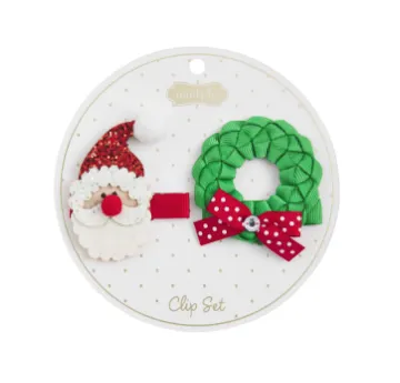 Christmas Hair Clip Set