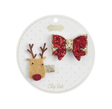 Christmas Hair Clip Set