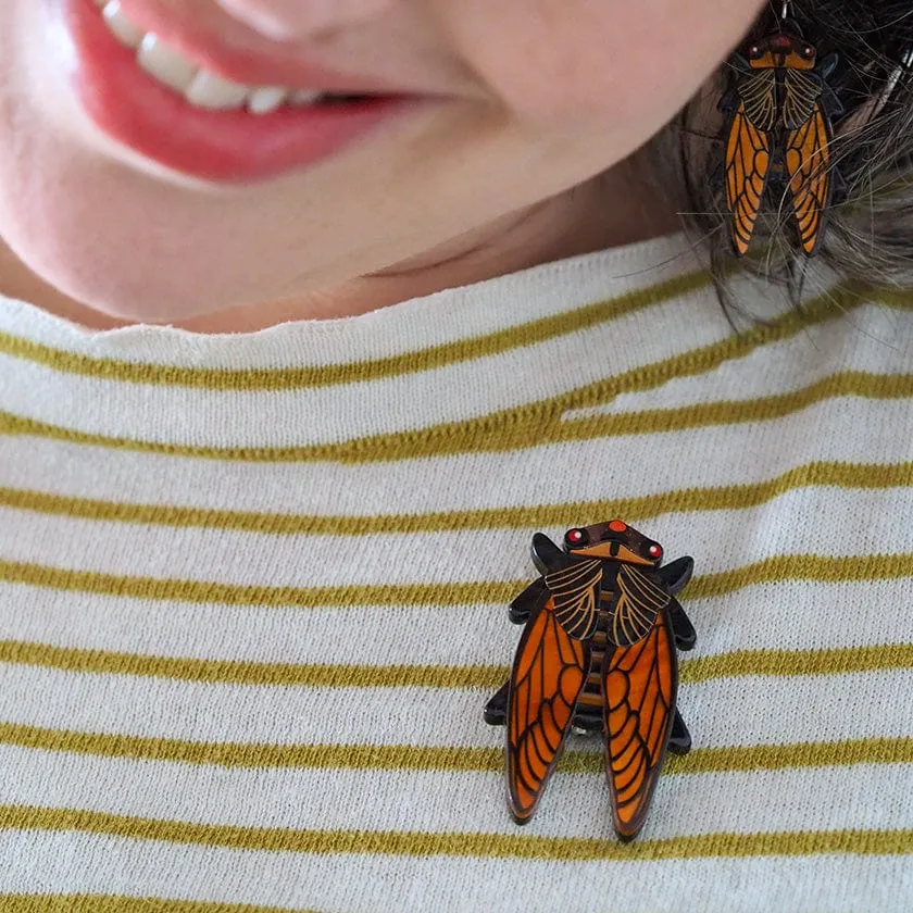 Cicadian Rhythms Brooch