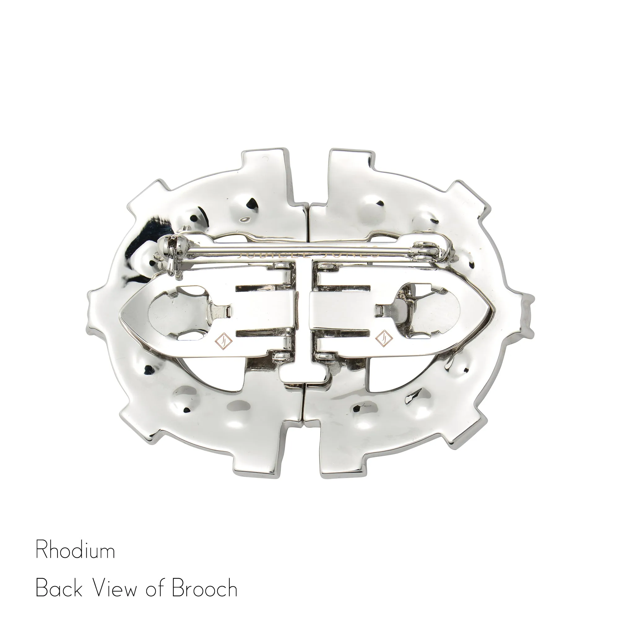 Elegant Clara Double Clip Brooch with Versatile Design