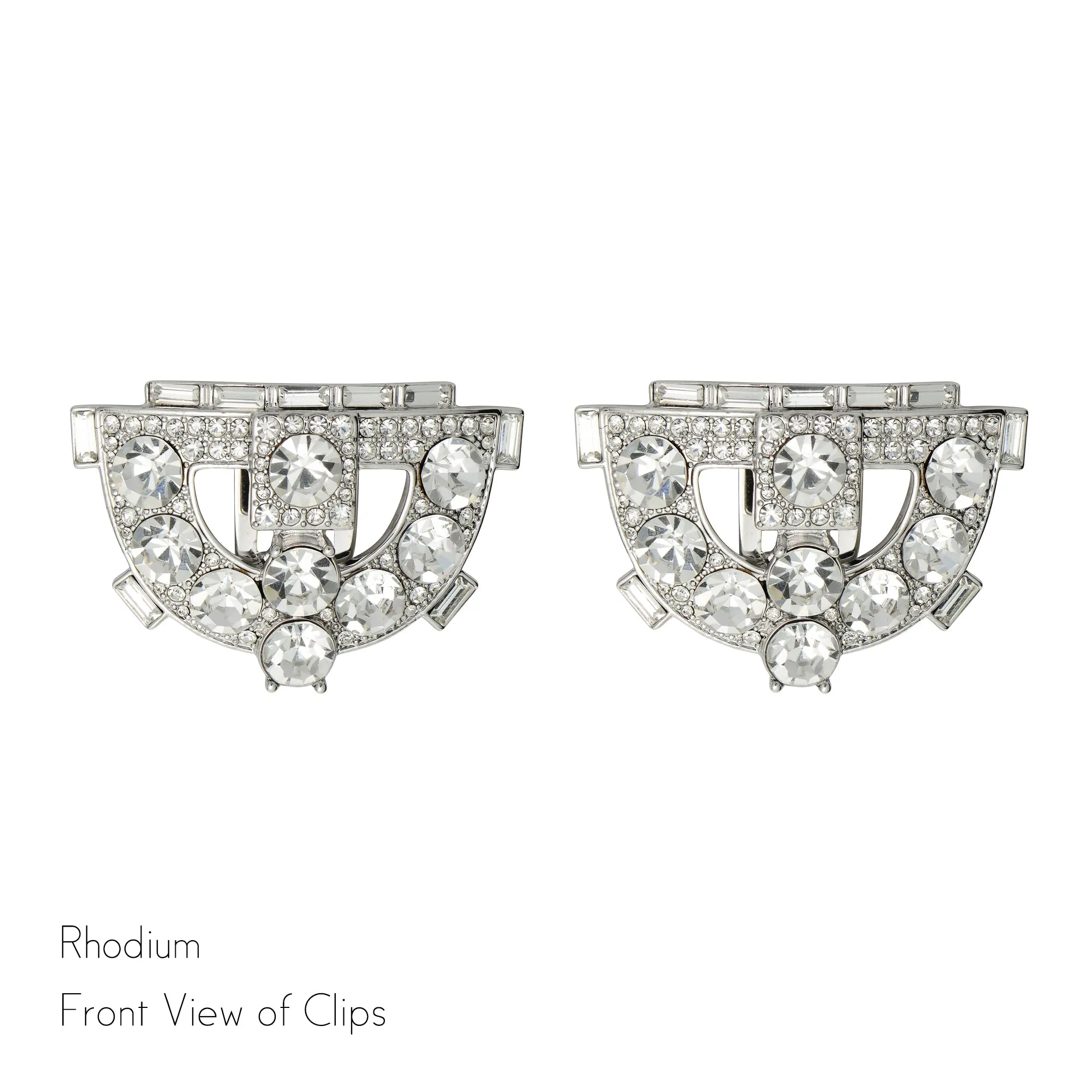 Elegant Clara Double Clip Brooch with Versatile Design