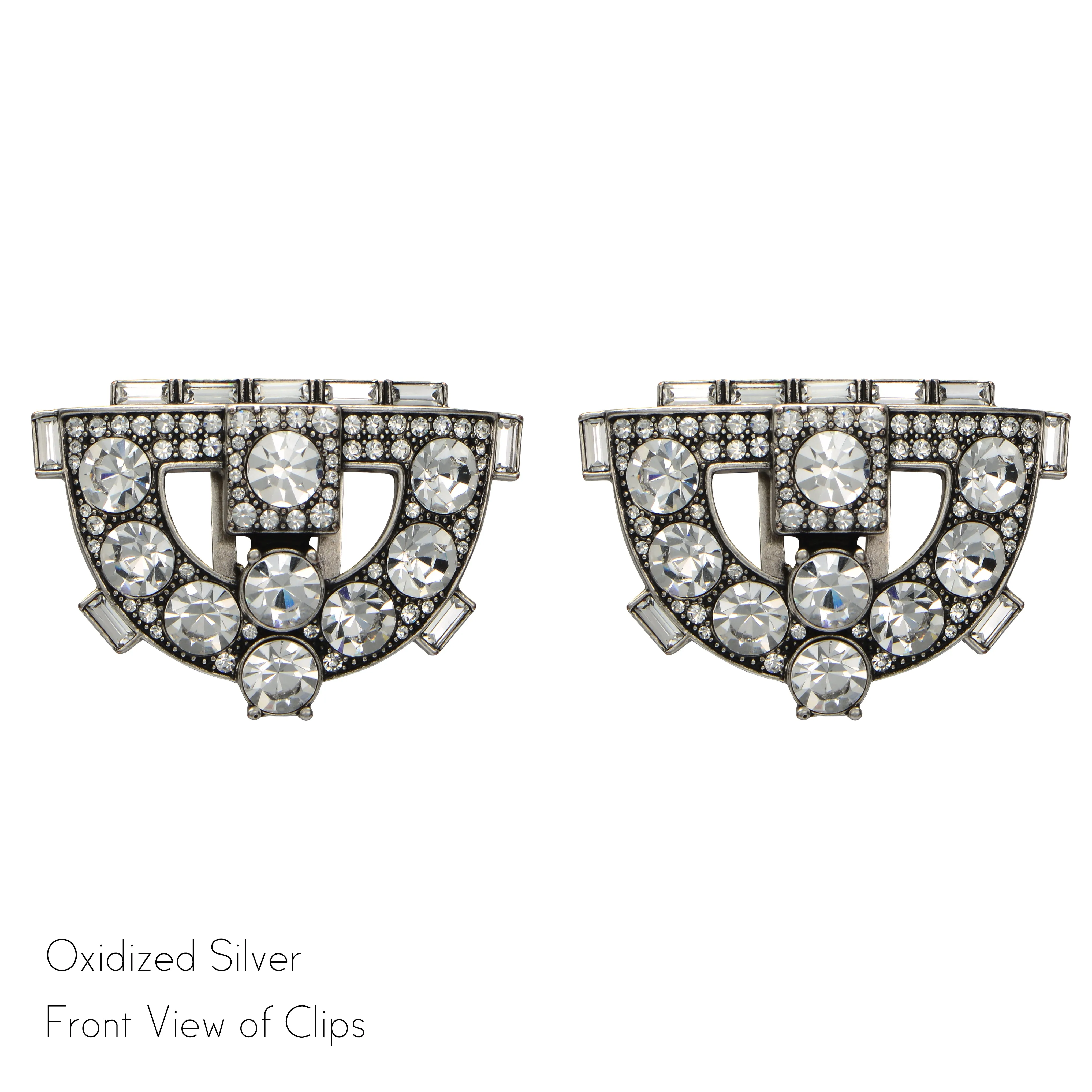 Elegant Clara Double Clip Brooch with Versatile Design