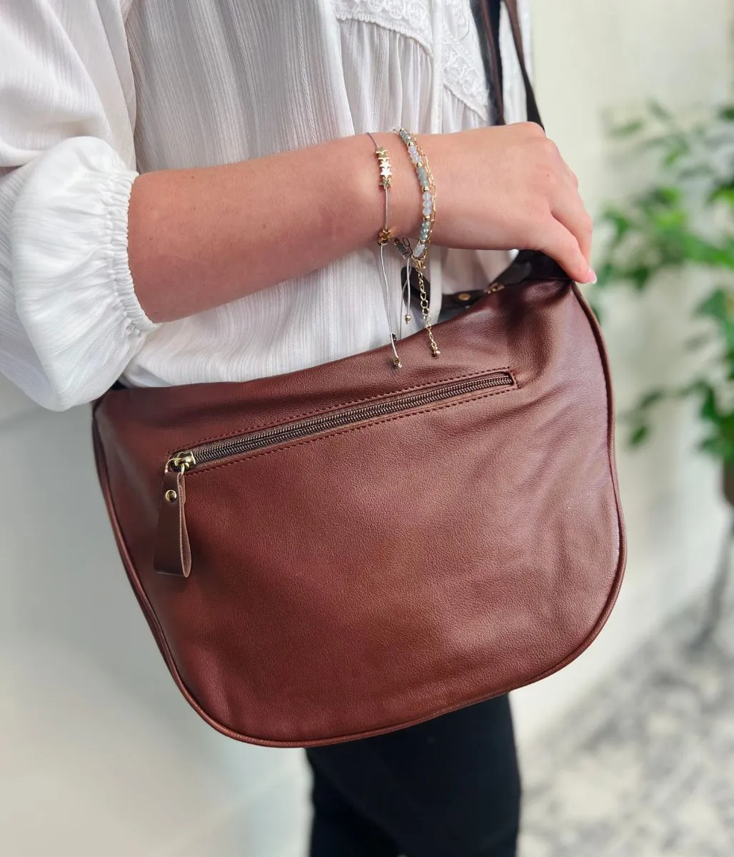 Coffee Crescent Sling Bag