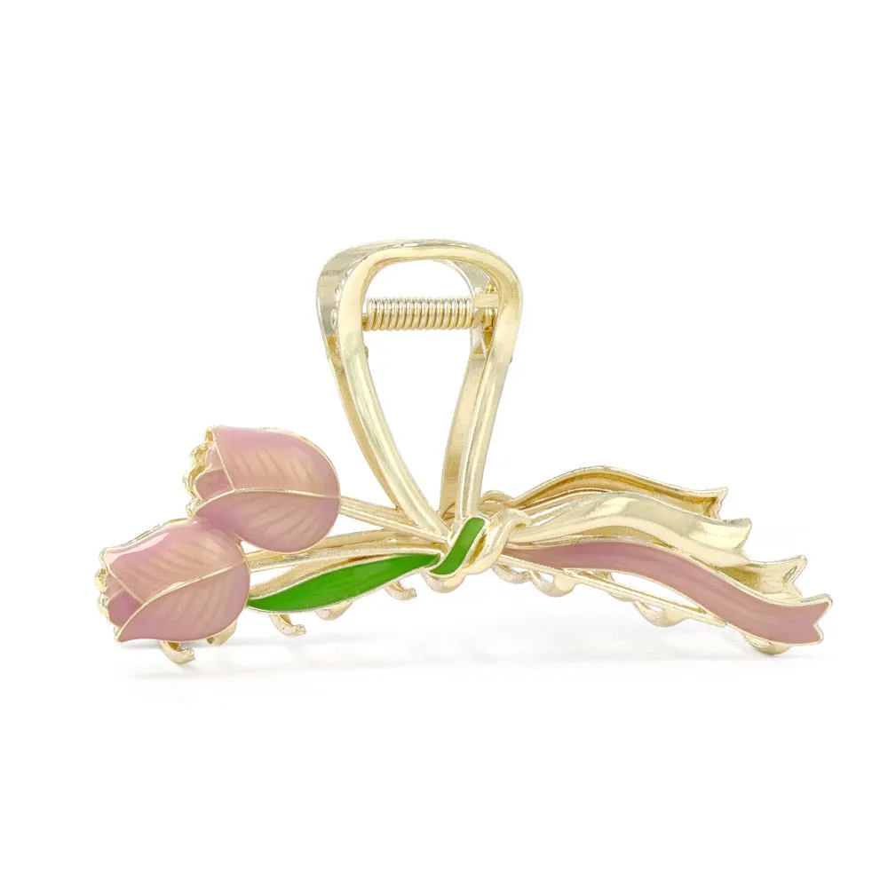 Coloured Tulip Statement Hair Clip