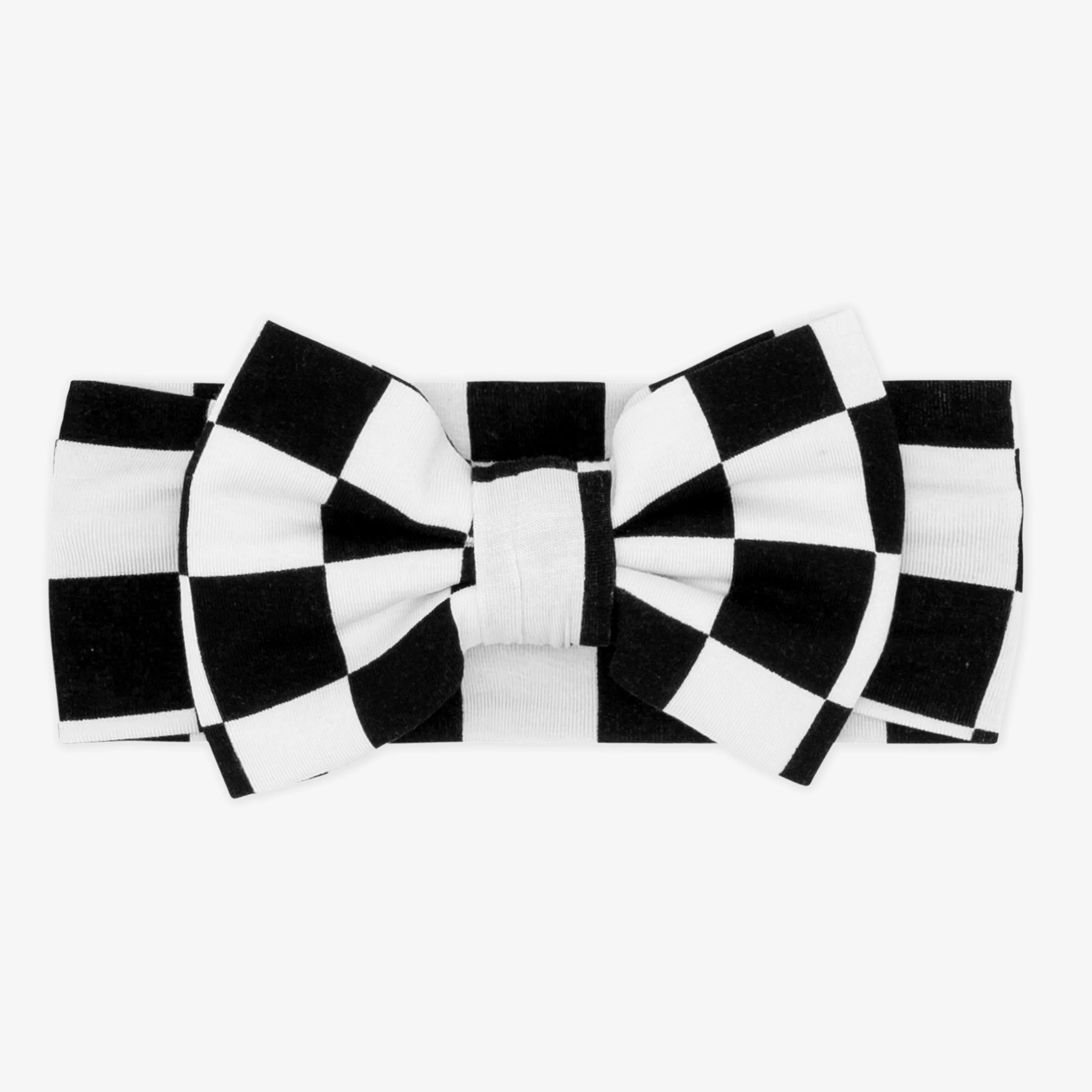 Cool Checks Luxe Bow Headband