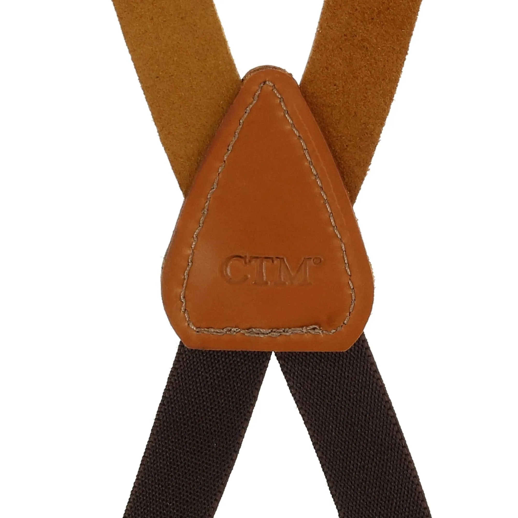 3/4 Inch Clip-End Suspenders with CTM® Coated Leather