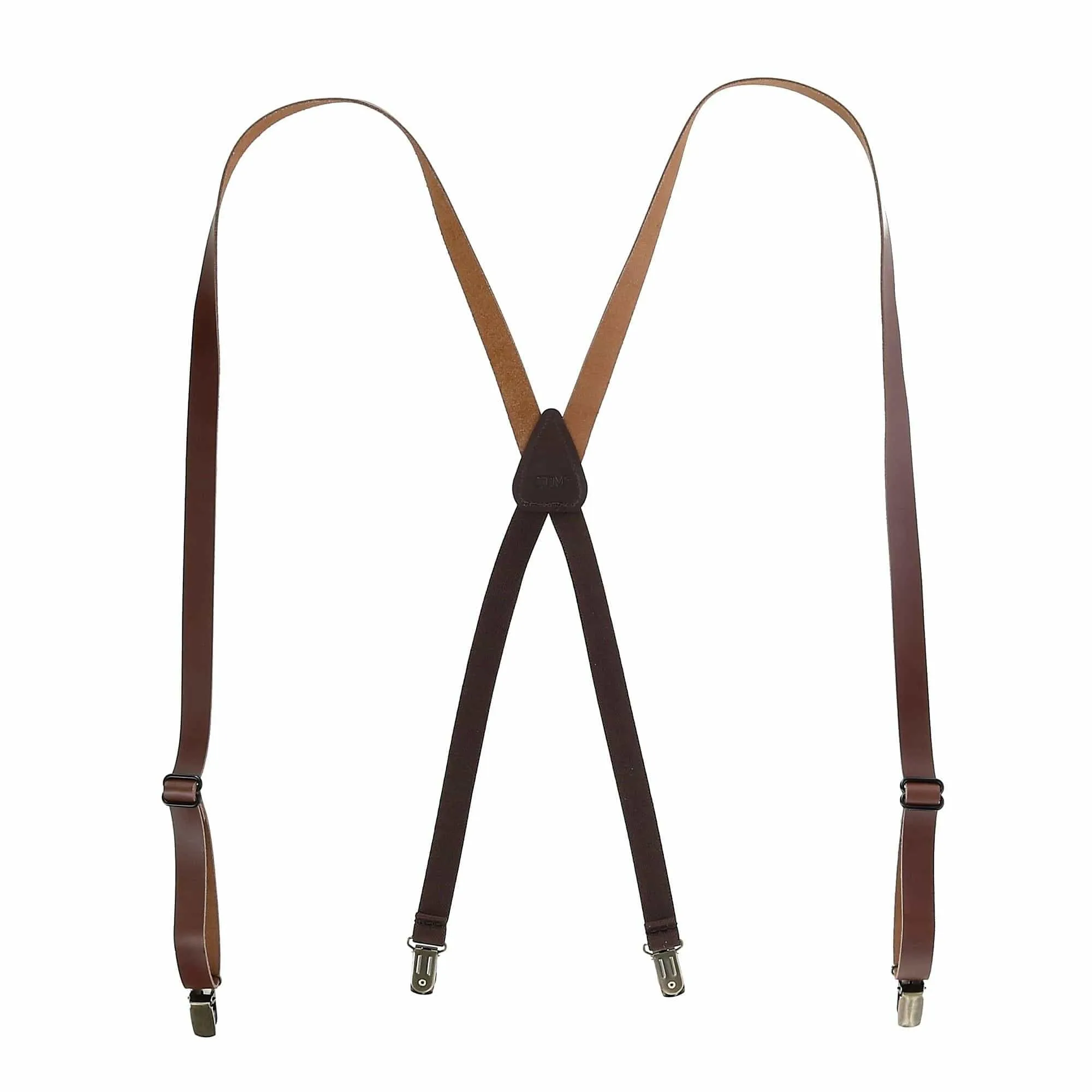 3/4 Inch Clip-End Suspenders with CTM® Coated Leather