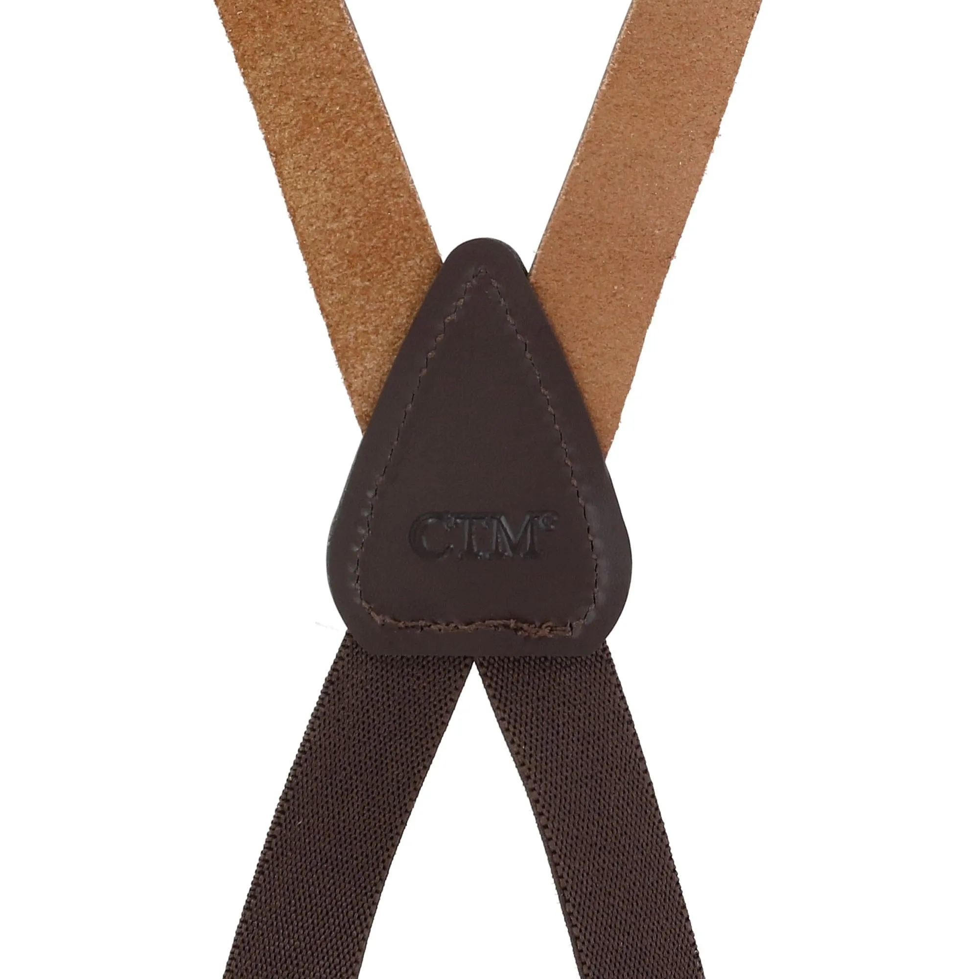 3/4 Inch Clip-End Suspenders with CTM® Coated Leather