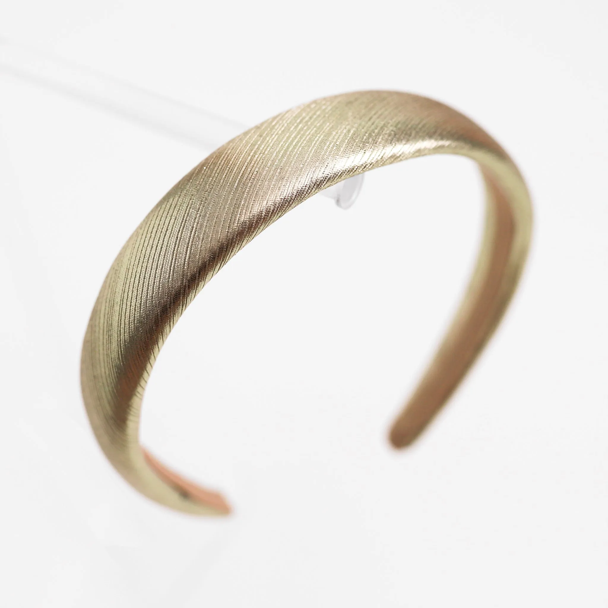 Cushioned Headband - Metallic Gold