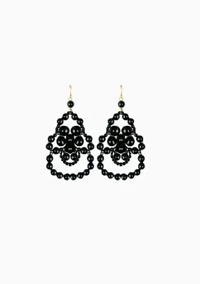 Daisy Earrings_Black