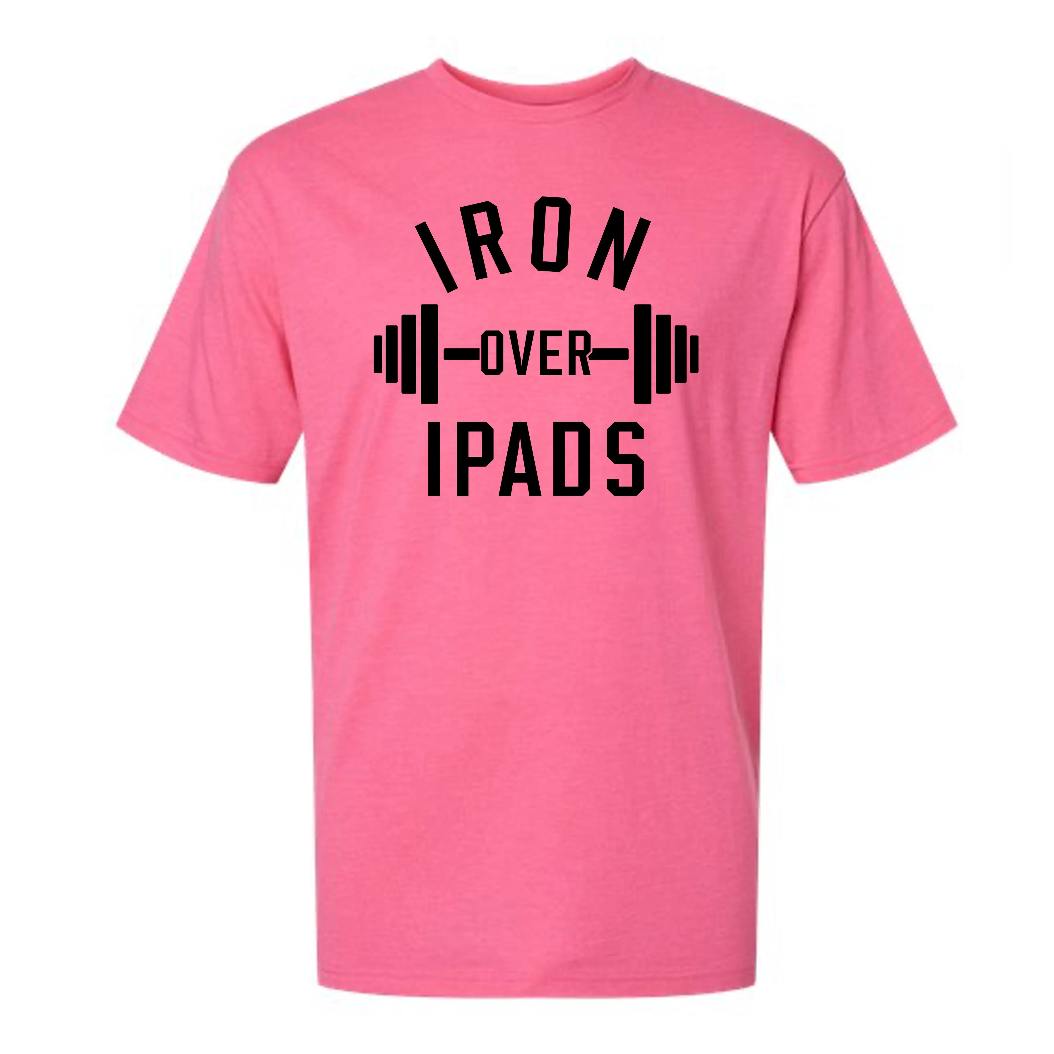 Daman's Iron Over iPad Pink SoftStyle Tee