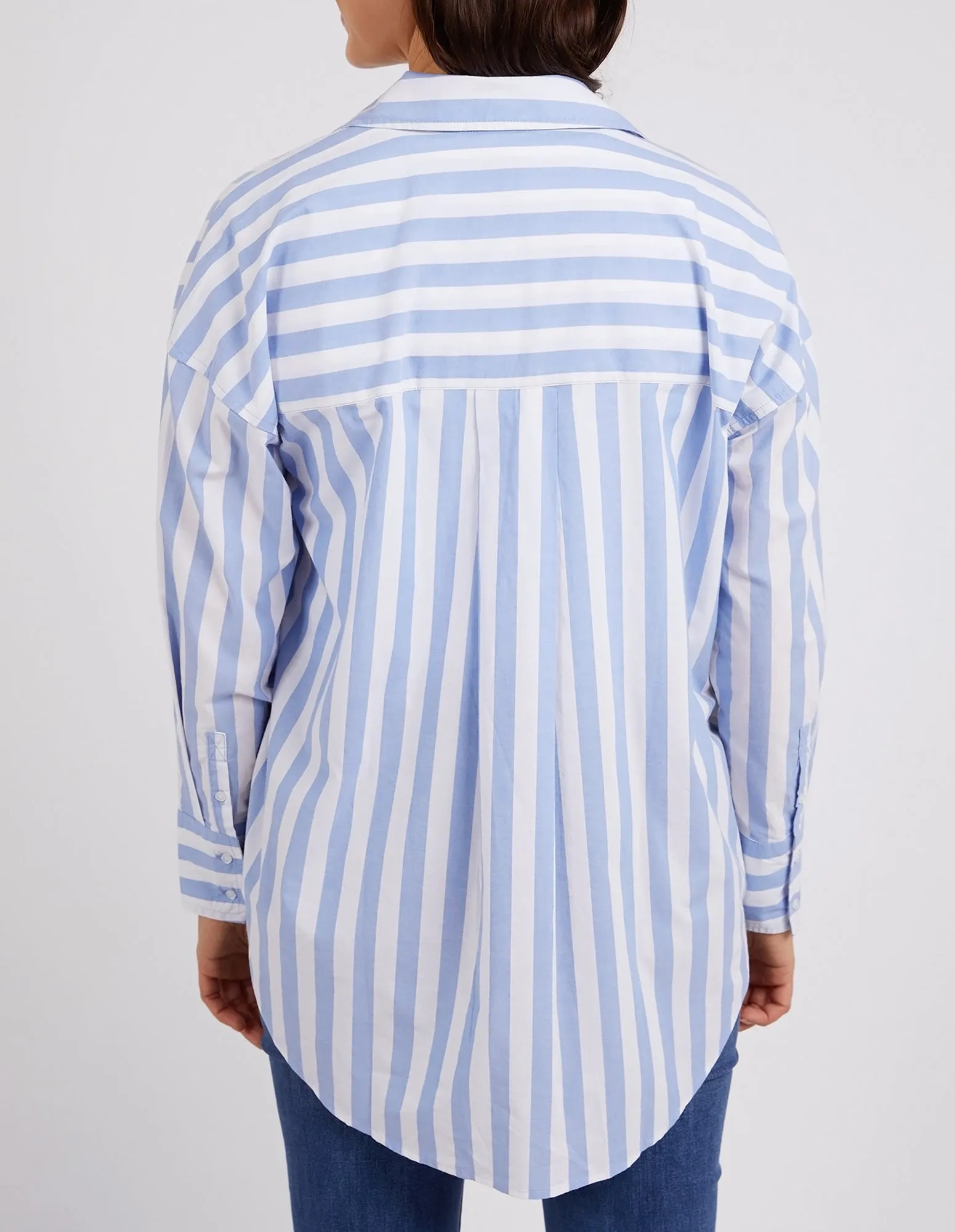 Delia Shirt Blue & White Stripe