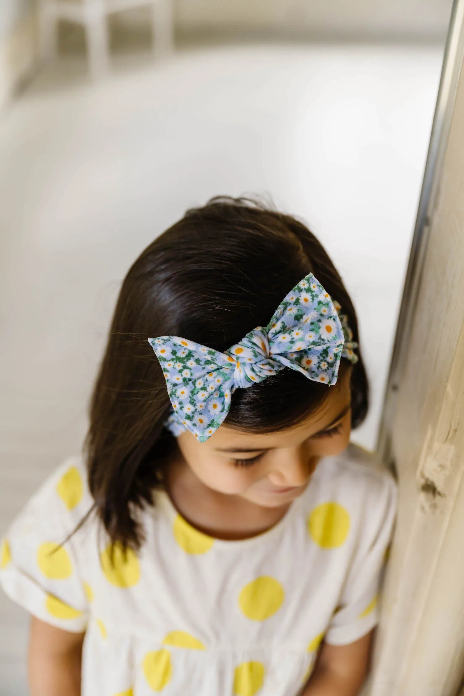 Dilly Daisy Printed Knot Headband