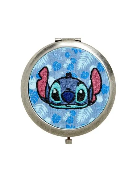 DISNEY LILO & STITCH CLOTH PATCH COMPACT MIRROR