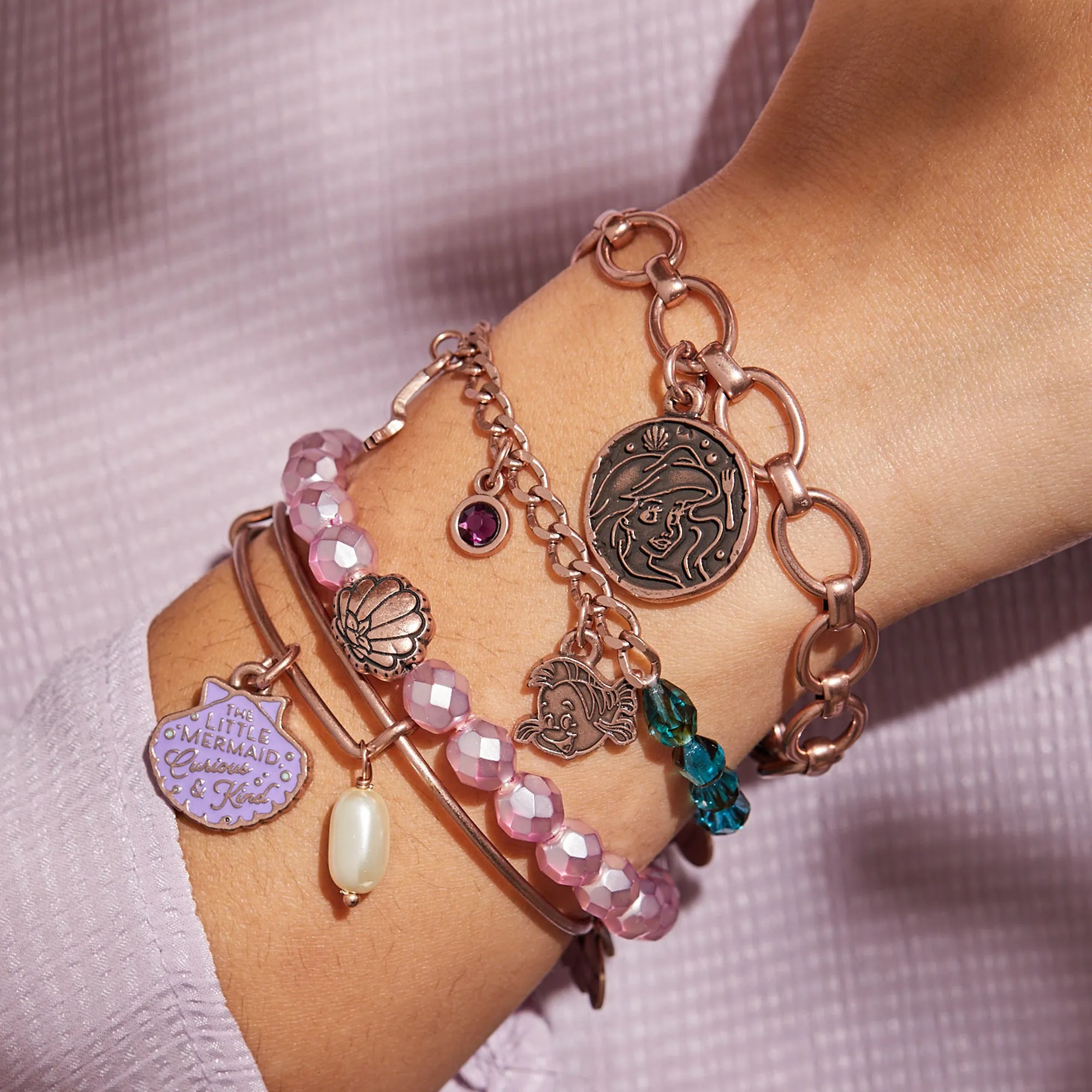 Disney® Ariel Pearl Wrap Bracelet