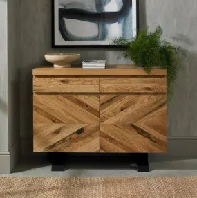 Ellipse Rustic Oak Narrow Sideboard