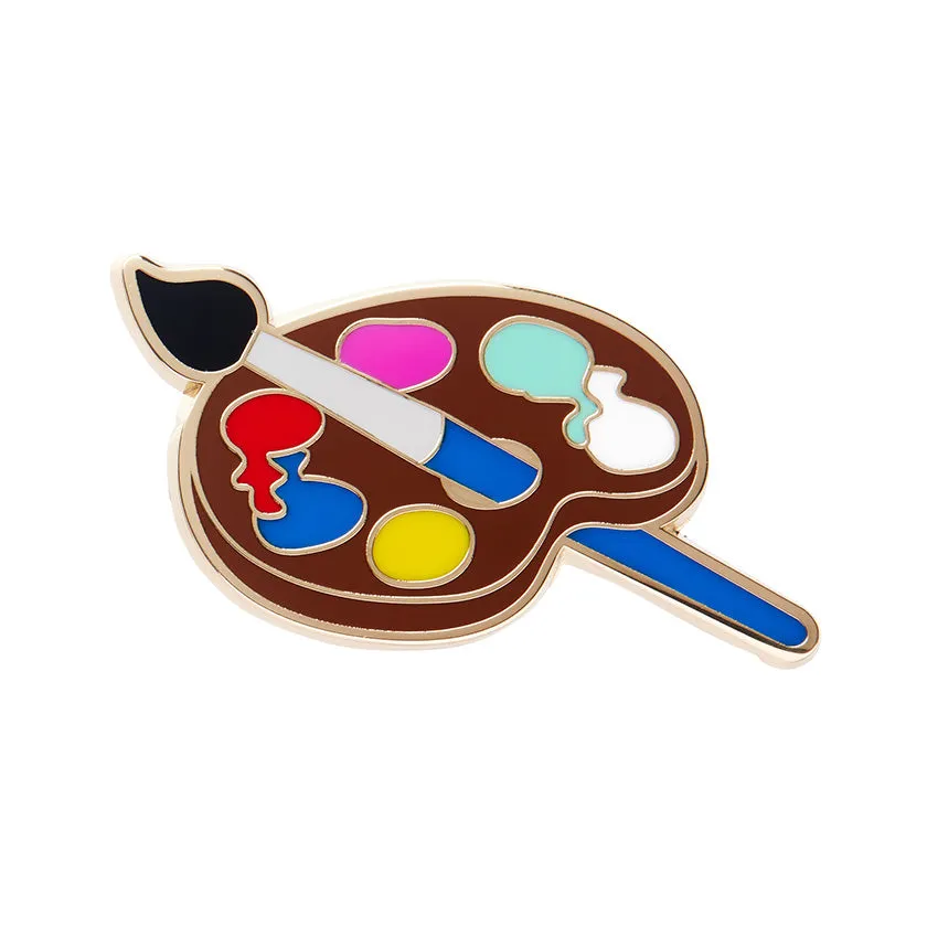 Erstwilder Arts and Crafts - In Living Colour Enamel Pin