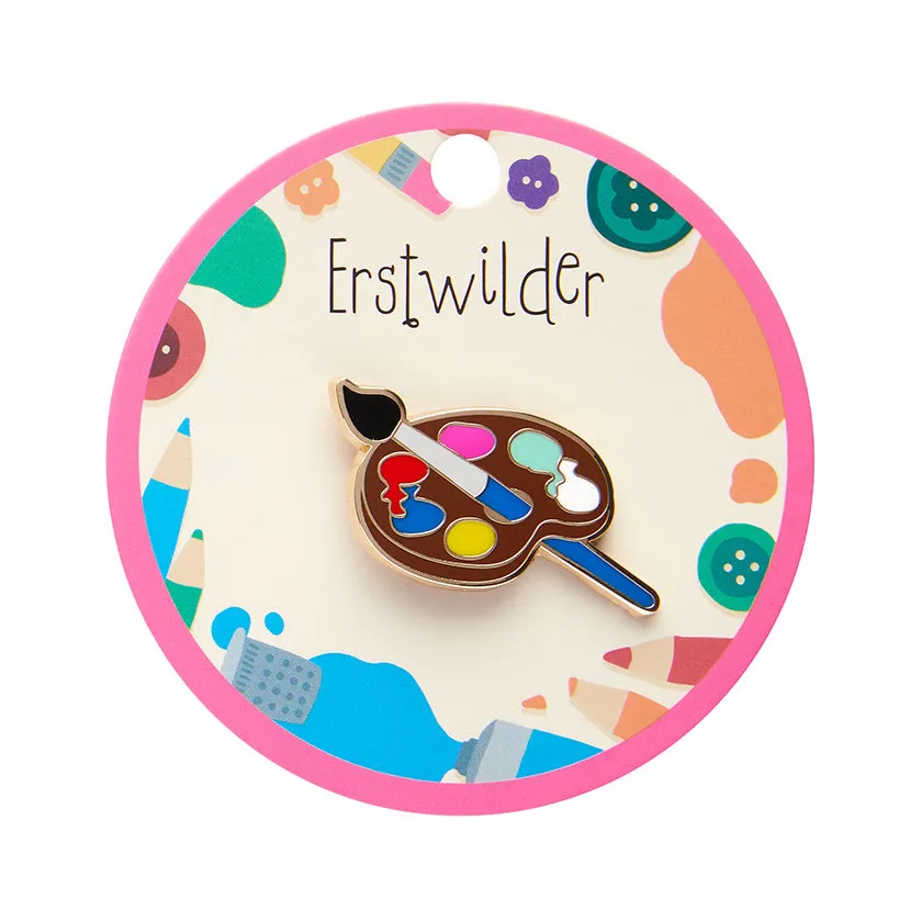 Erstwilder Arts and Crafts - In Living Colour Enamel Pin