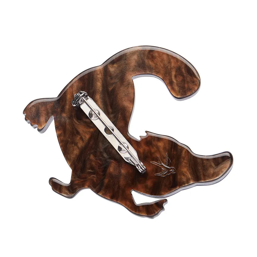 Erstwilder Australiana - Puddles the Platypus Brooch