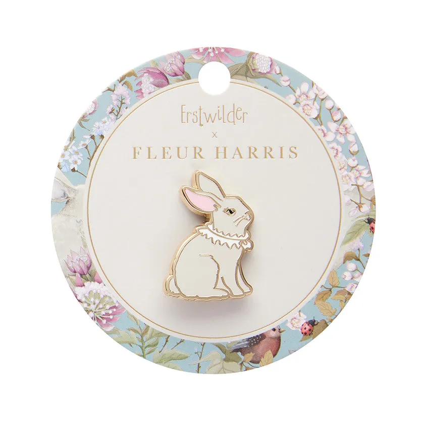 Erstwilder x Fleur Harris - Dainty Bunny Enamel Pin