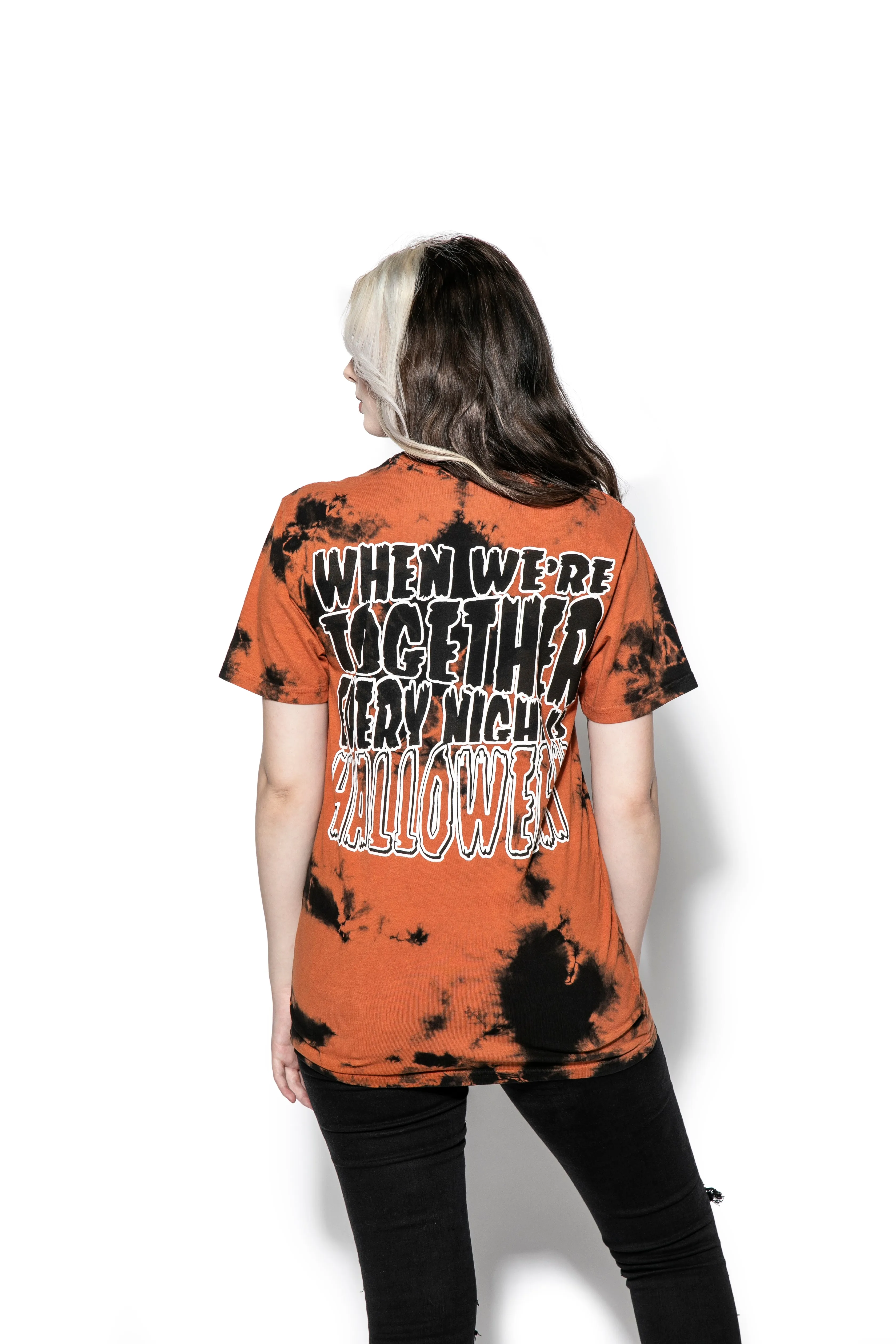 Every Night Is Halloween - Orange Lightning Dye