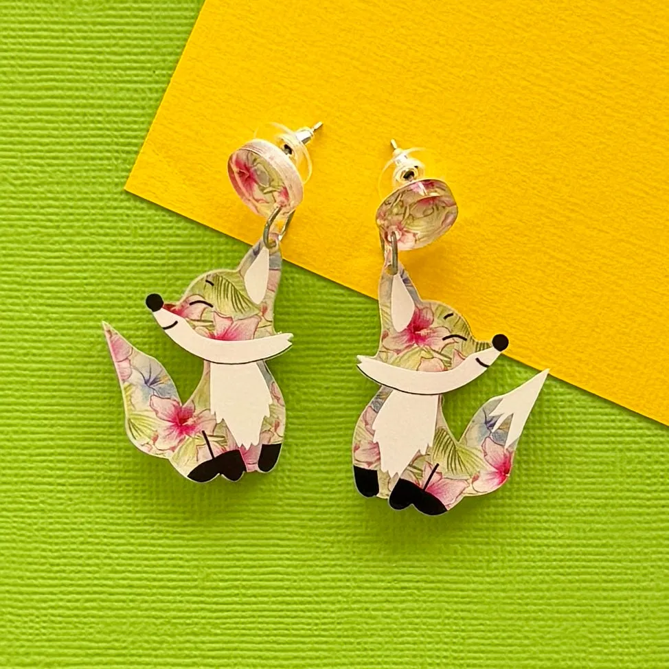 Fern the fox 🦊 - earrings - Set of 2