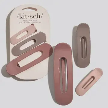 Flat Lay Claw Clip - Ultra Glossy Terracotta