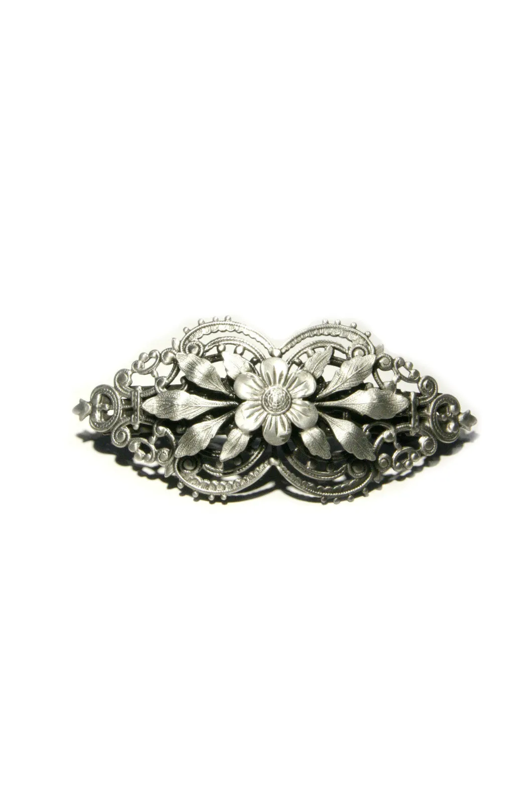 Floral Filigree Barrette