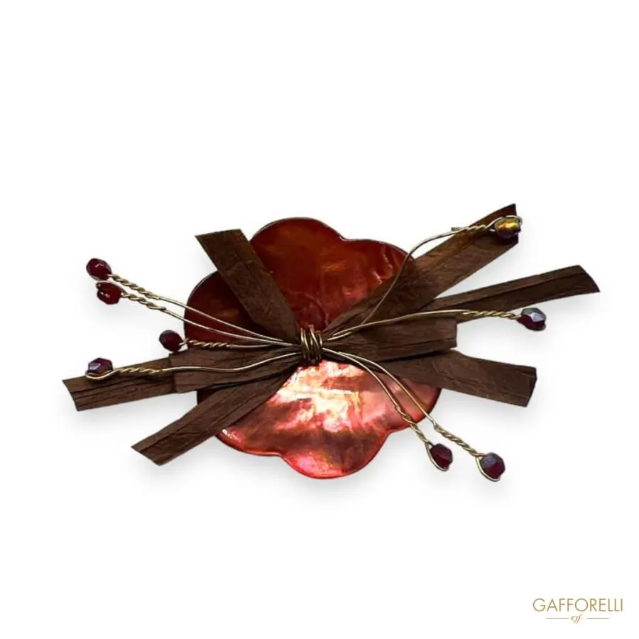 Flower Brooch- Art. G125 - Gafforelli Srl