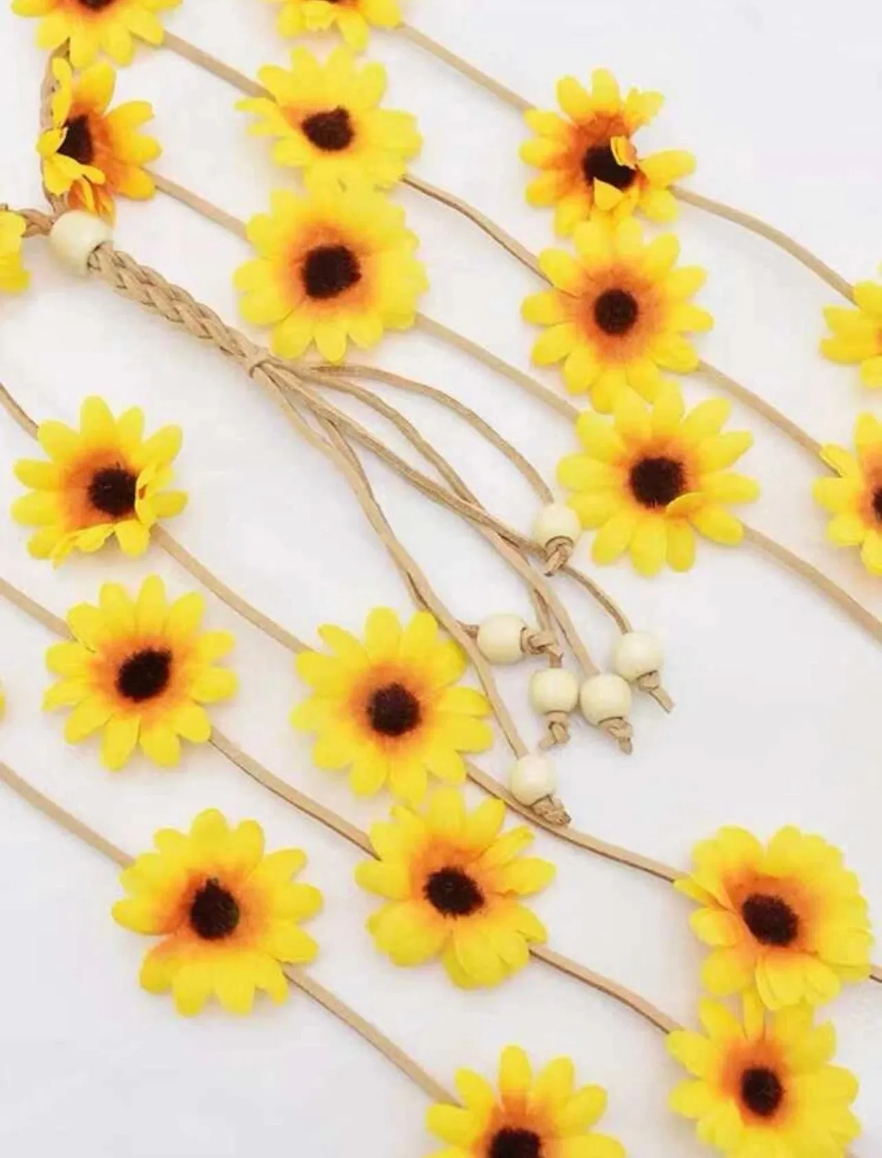 Flower Child Headband - Floral Headpiece, Flower Headband, Flower Headpiece, Sunflower Headpiece