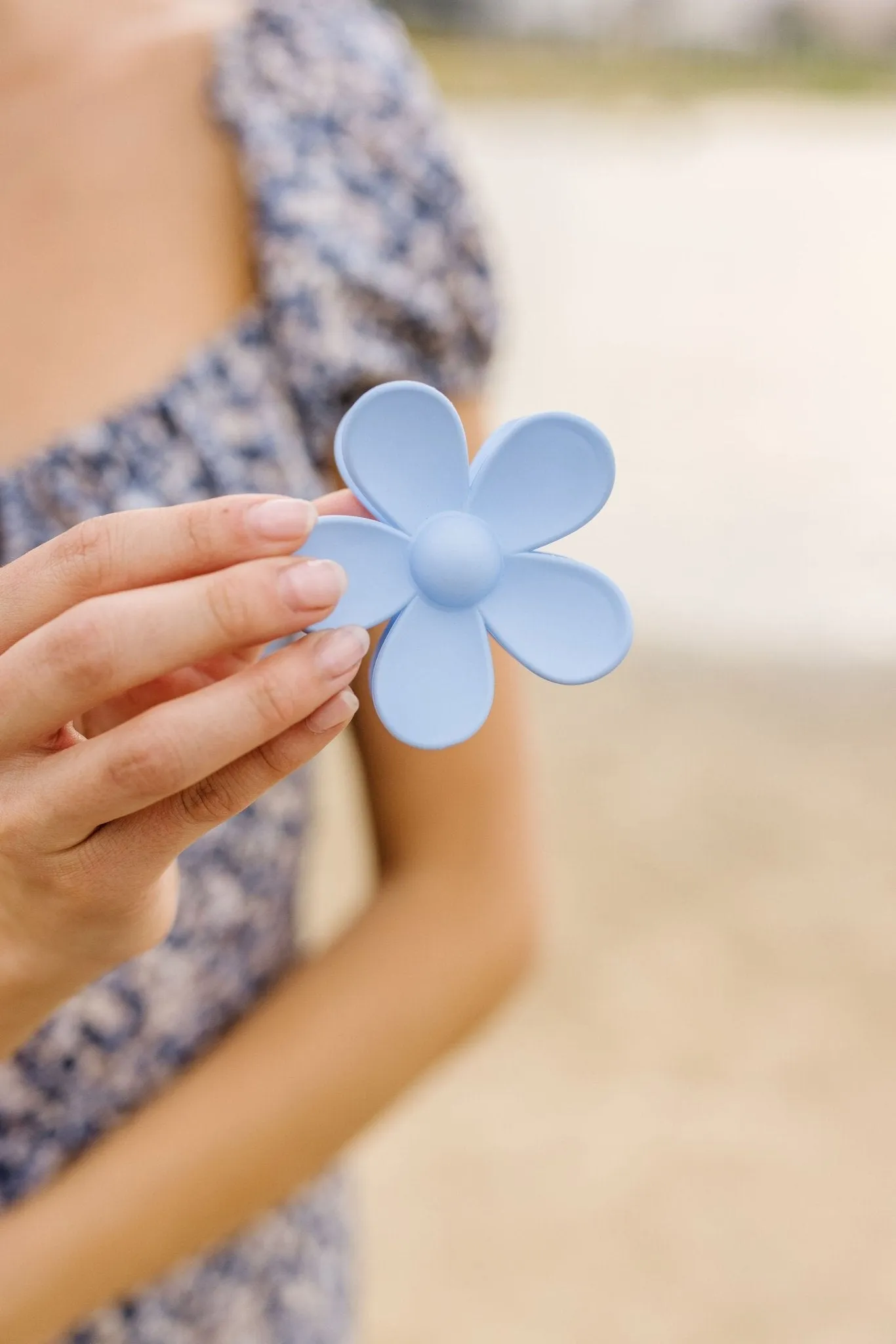 Flower Claw Clip