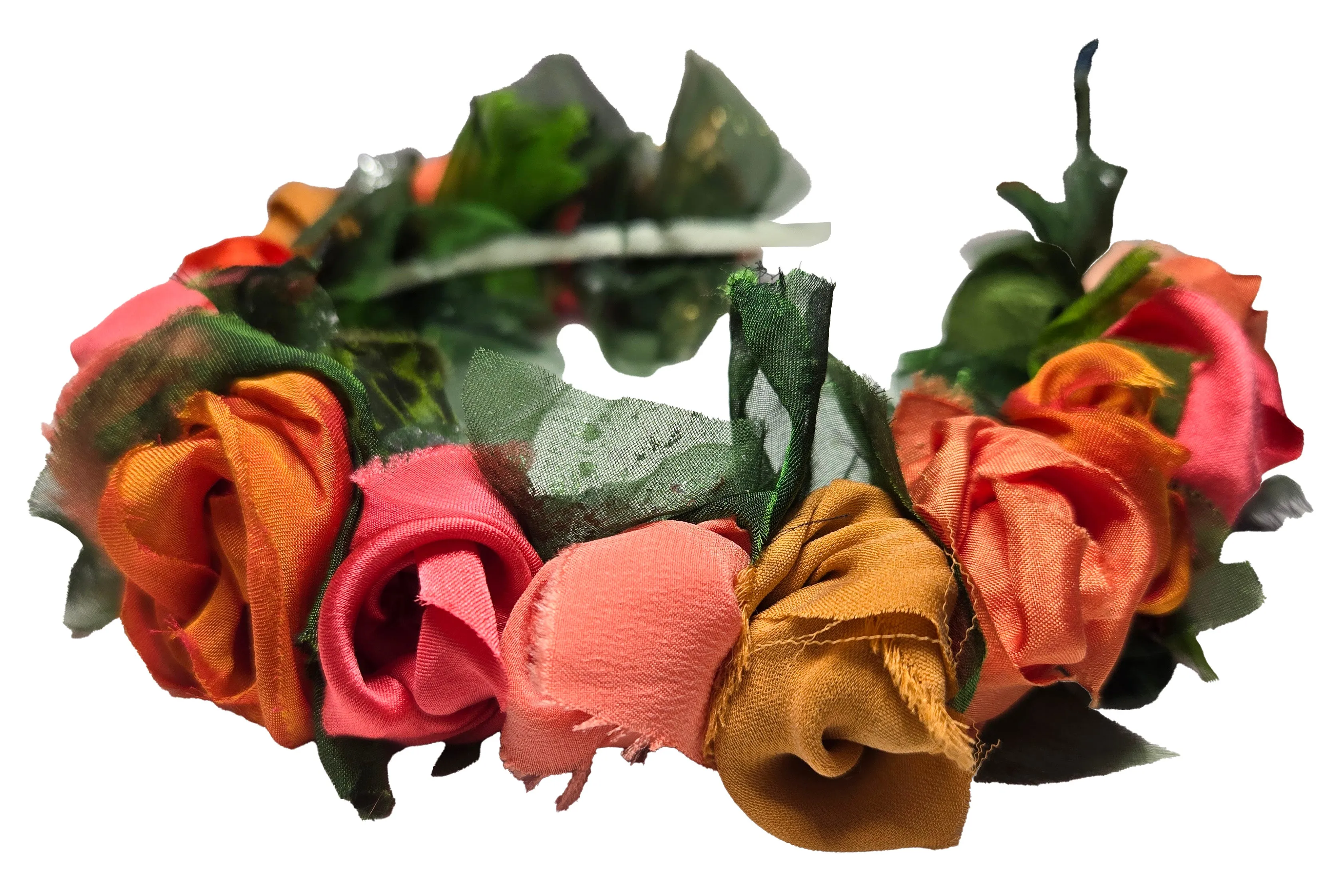 Flower Headband - Coral, Orange, Blush