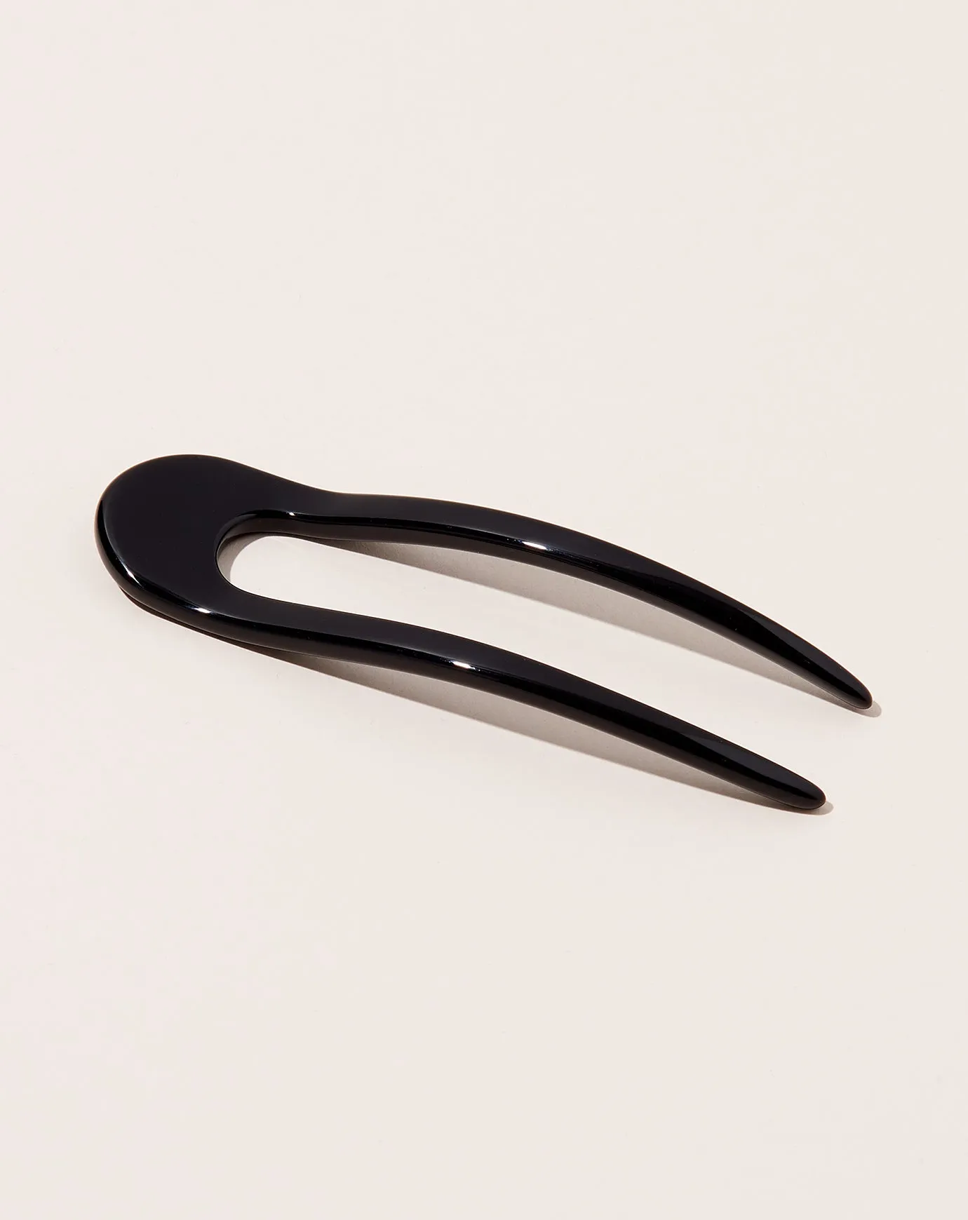 French Hair Pin in Black