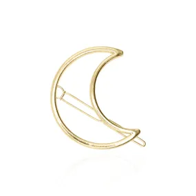 Freya Gold Moon Hair Clip