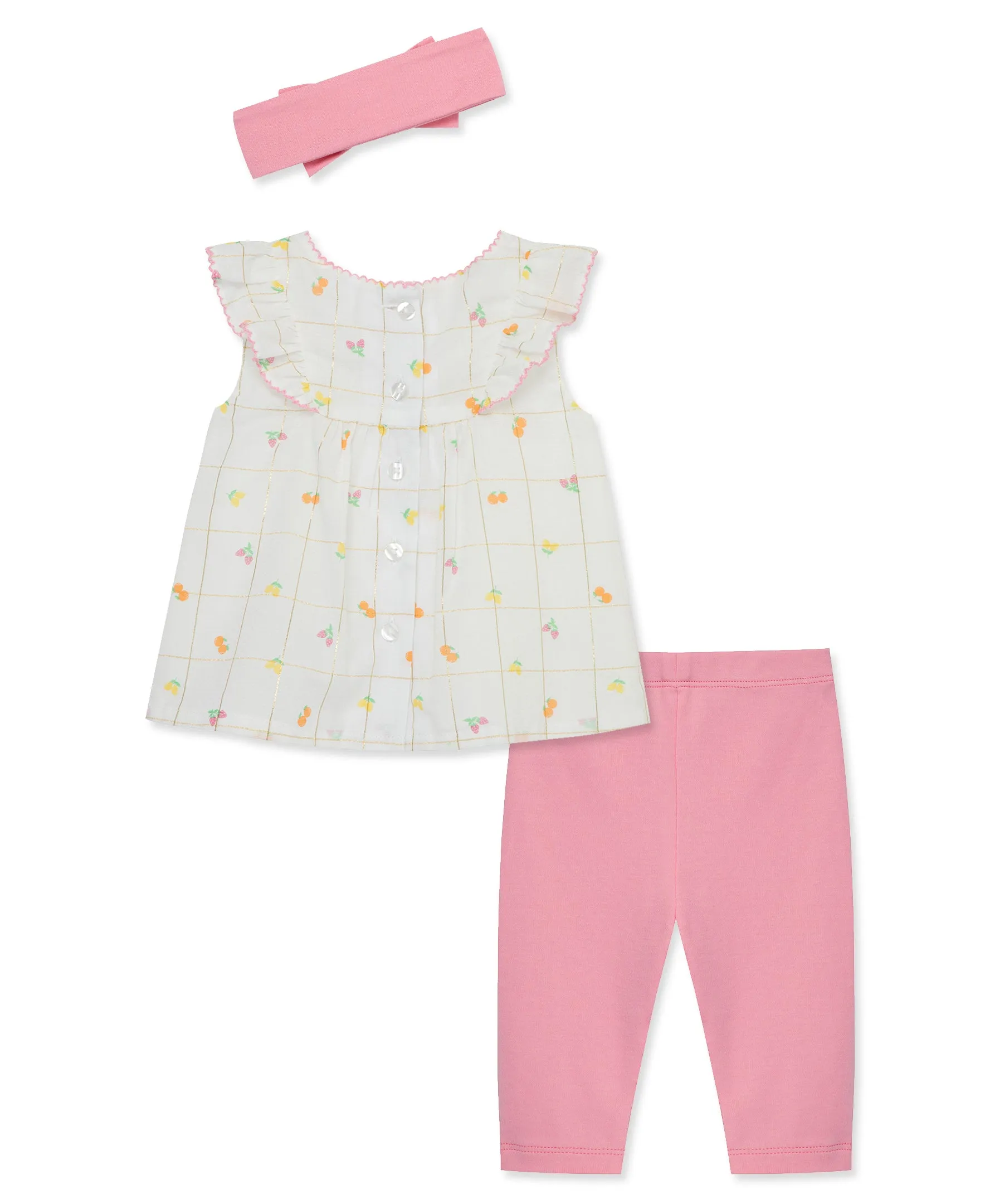 Fruit Basket Woven Tunic Set (3M-12M)