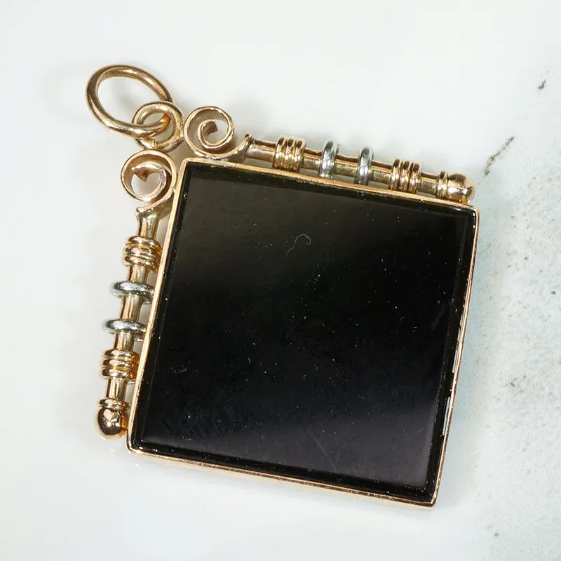 Gemini Intaglio Fob in Gold & Platinum