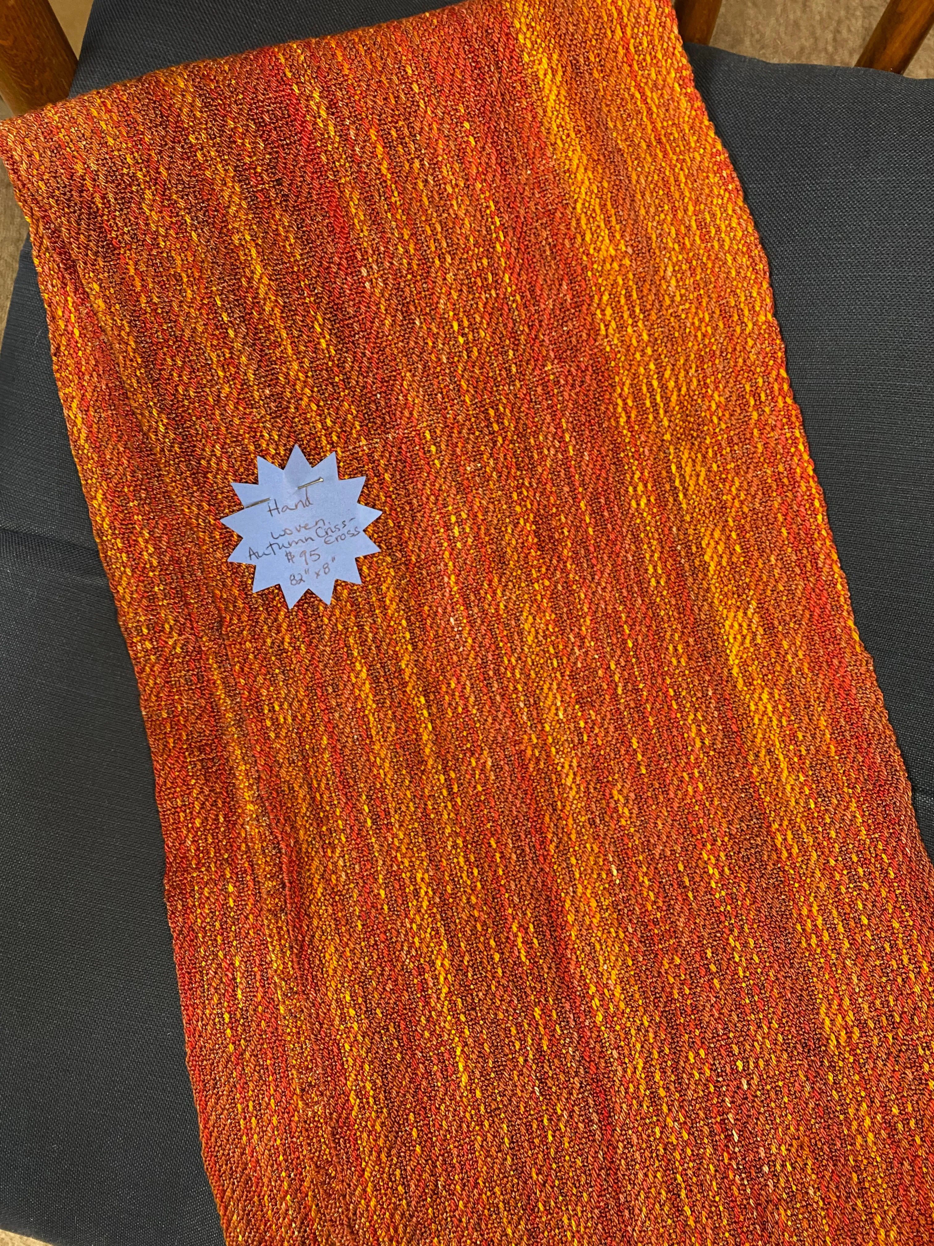 Hand Woven Scarf from FLX Yarns