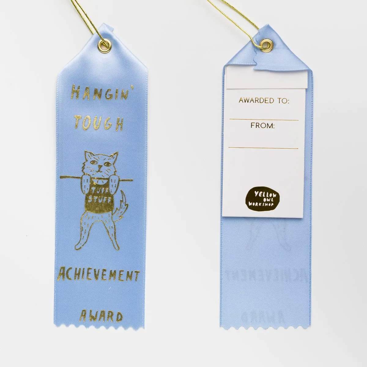 Hangin' Tough - Award Ribbon Card