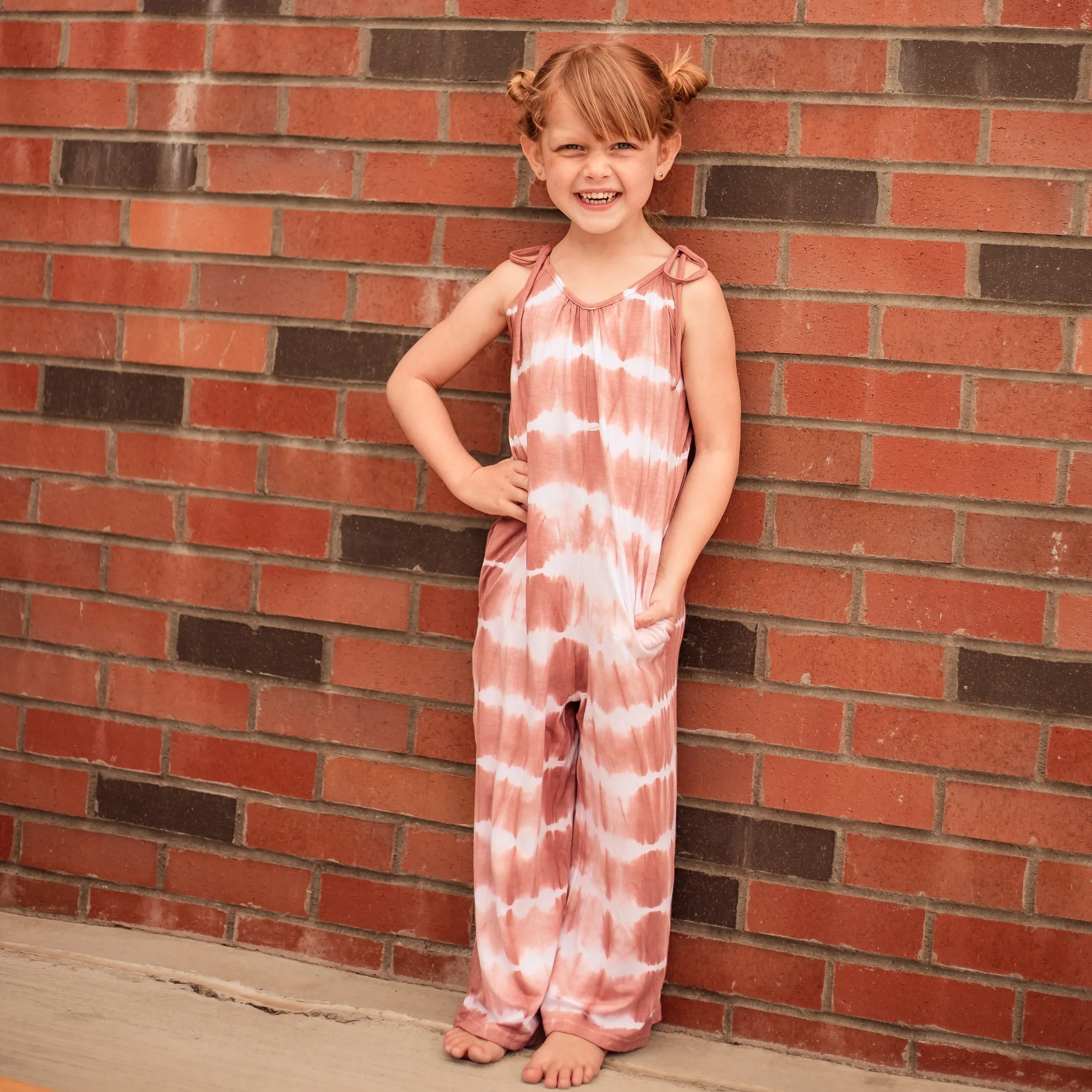 hema pink tie dye jumpsuit