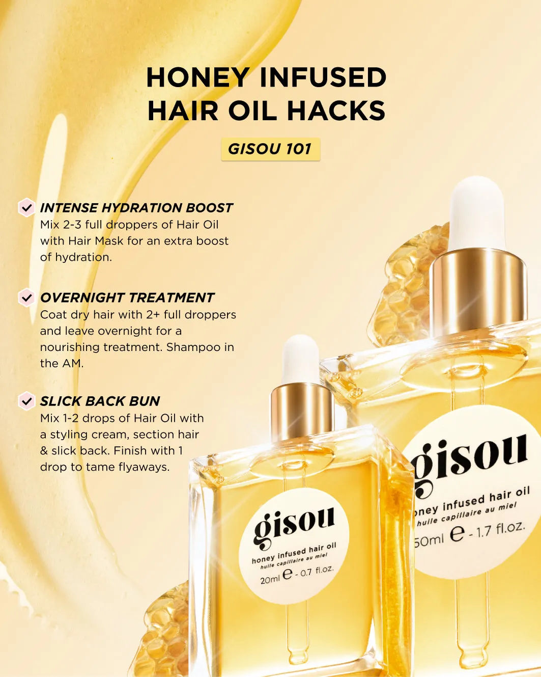 Honey Infused Hair Oil