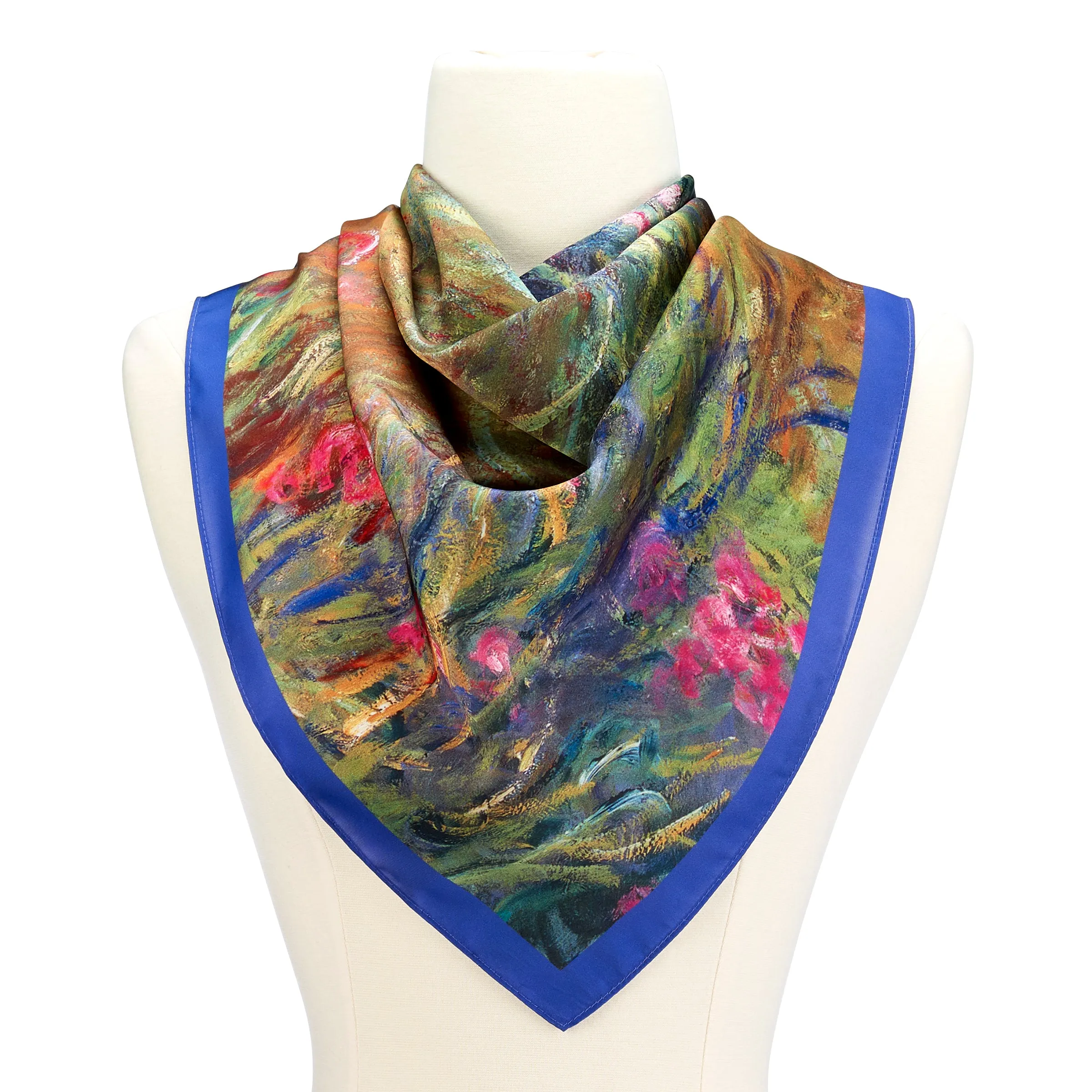 Irises by Monet Satin Chiffon Scarf