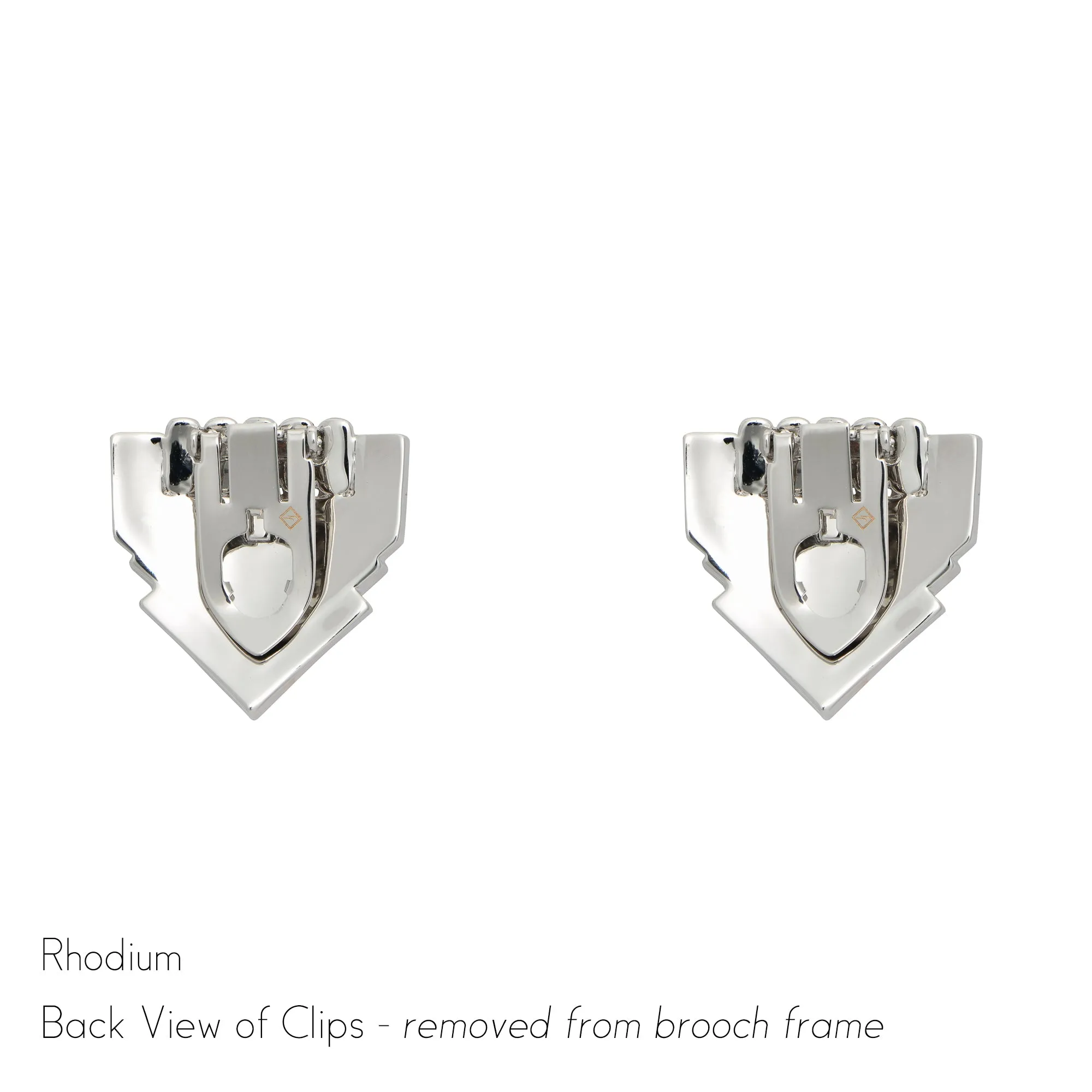 Jackie Double Clip Brooch