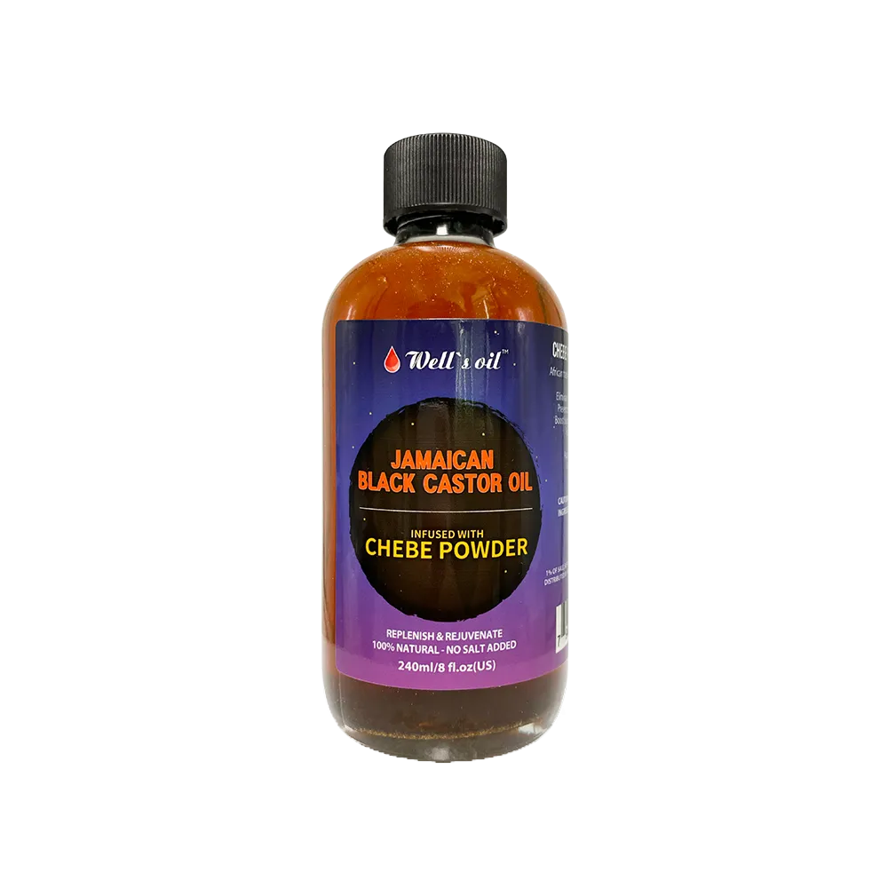 Jamaican Black Castor Oil Infused with Chebe Powder Original