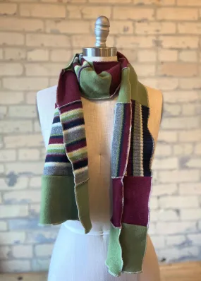 Jolly Stripe Patchwork Scarf