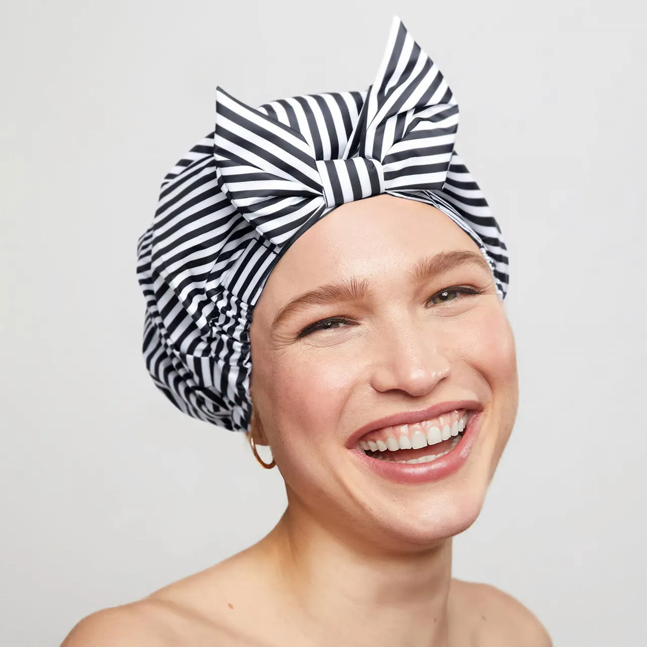 Kitsch - Luxury Shower Cap - Stripes