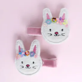 Lauren Hinkley Teaparty Bunny Hair Clips (Pair)