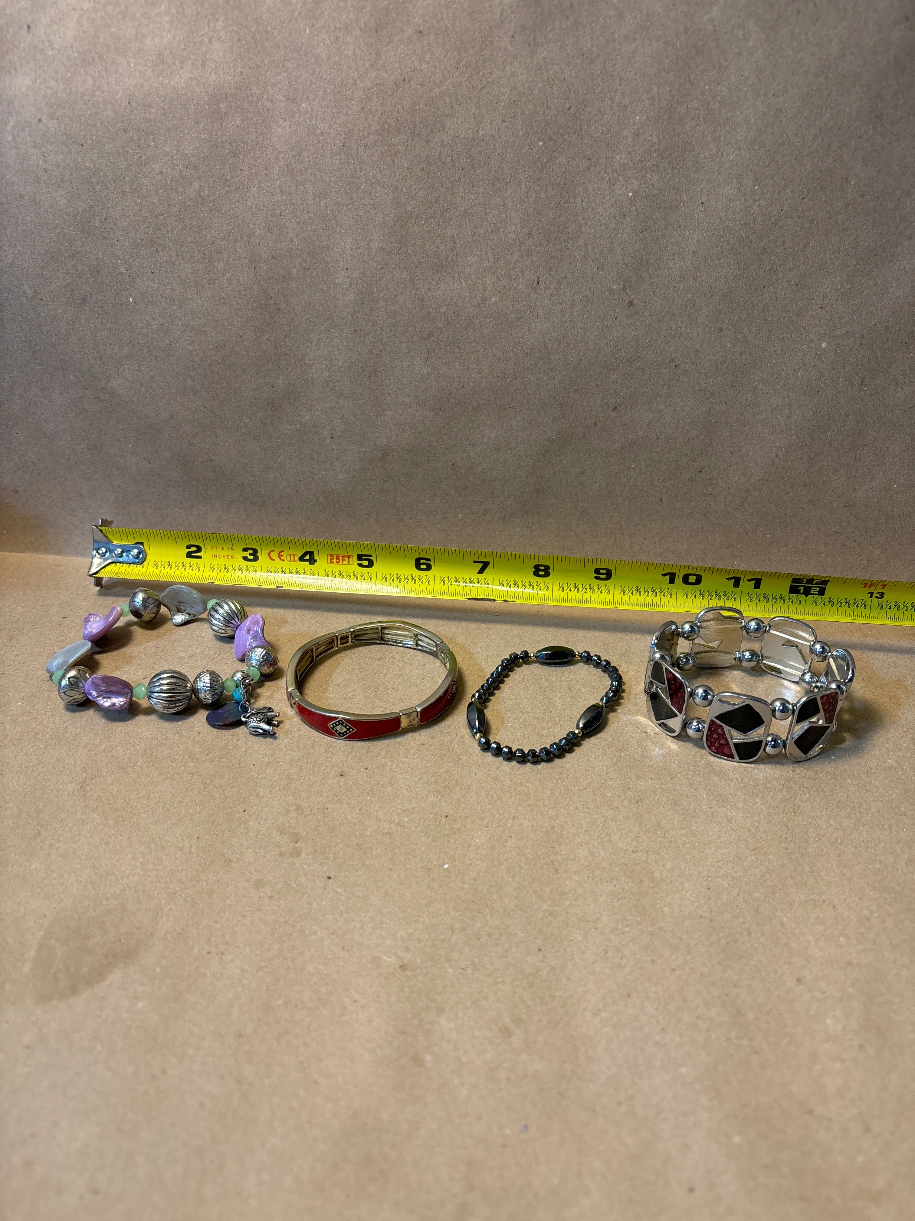 Lot of Elastic Band Bracelets (4)