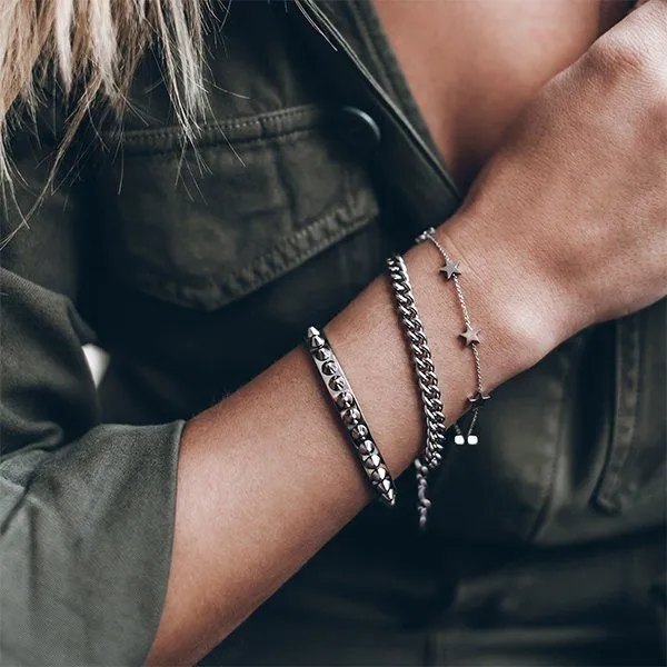 Lourdes Chain Bracelet Steel