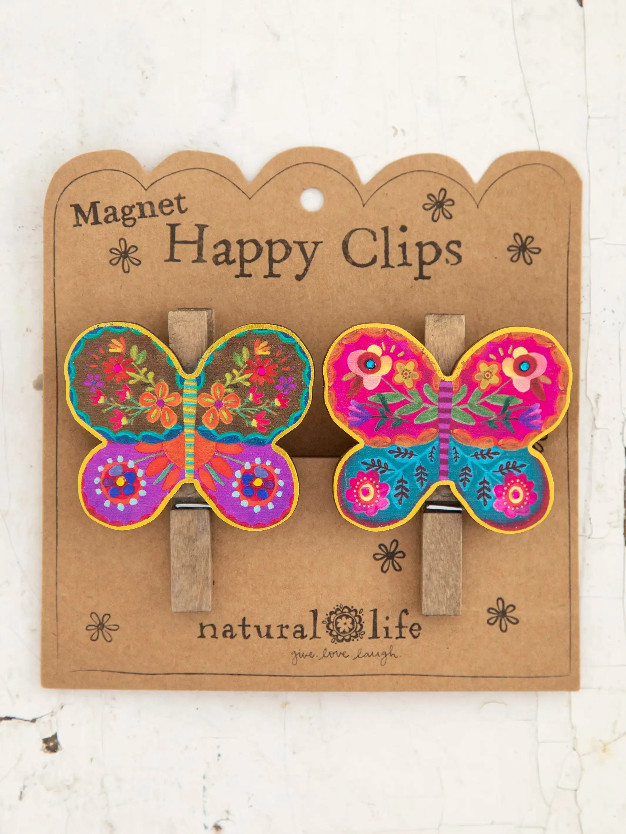 Magnet Bag Clips, Set of 2 - Butterfly