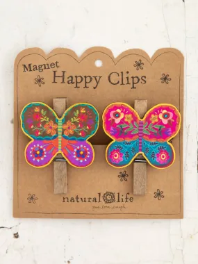 Magnet Bag Clips, Set of 2 - Butterfly